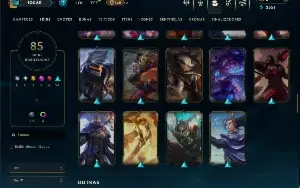 Bronze 4 com 150 Champs e 85 Skins