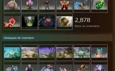 CONTA DOTA 2 COM 2.783 ITENS, LVL 113 STEAM, 153 GAMES