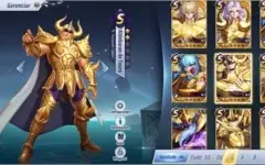 Conta Saint Seiya Pegando Athena