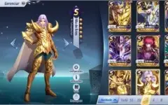 Conta Saint Seiya Pegando Athena