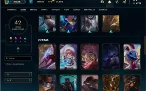Conta prata 3 com 89 Champs e 42 Skins