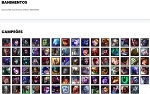 Conta prata 3 com 89 Champs e 42 Skins
