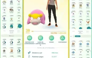 Conta Pokemon Go Nível 38