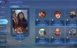 Mobile legends, conta mítica ex glória