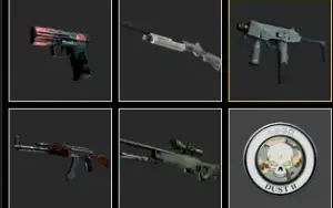 Broche Dust 2 Raro Csgo