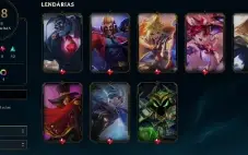 Conta league of legends low elo, LV480