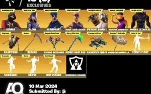 Conta de Fortnite com Minty, Ikonik, Glow + STW fundador