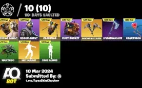 Conta de Fortnite com Minty, Ikonik, Glow + STW fundador