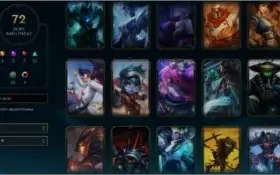 Conta League Of Legends, All Champs, 72 Skins, nível 174