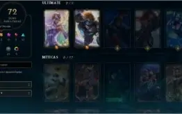 Conta League Of Legends, All Champs, 72 Skins, nível 174