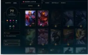 Conta League Of Legends, All Champs, 72 Skins, nível 174
