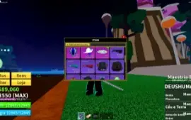 Conta Blox Fruits Level Máximo Godhuman + Soul Guitar