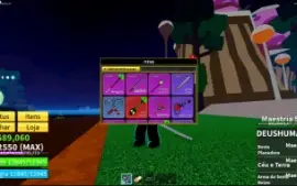 Conta Blox Fruits Level Máximo Godhuman + Soul Guitar