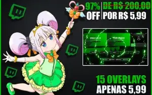 15 Overlays Editaveis Por 5,99