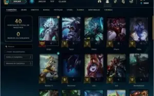 Conta ouro 1 (Nova season) 37 champs 3 skins
