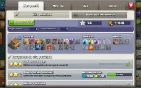 Conta de Clash of Clans Cv 8!