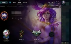 Conta League Of Legends - PrataIII - LVL 100
