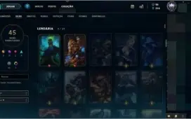 Conta League Of Legends - PrataIII - LVL 100