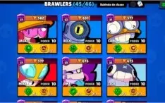 Conta Brawl Stars 25K e 52 Skins