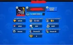 Conta Brawl Stars 25K e 52 Skins