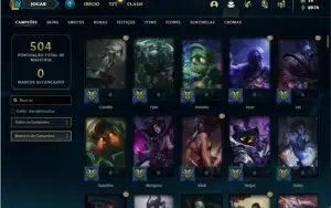 Conta ouro 2 com 155 Champs e 187 Skins + 1 Prestigio