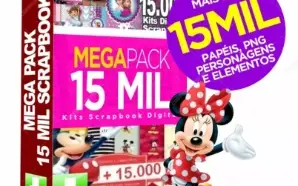 Pacote De 15 Mil Kits Scrapbook Silhouette Arquivos Digital