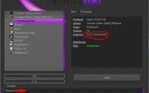 Conta Iniuria Lifetime (cheat legit csgo indetectavel)