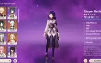 Conta genshin impact Ar 57 Com Vários Personagens T5