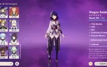 Conta genshin impact Ar 57 Com Vários Personagens T5