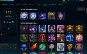 Conta League of Legends 336 Skins FULL CHAMP