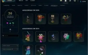 Conta League of Legends 336 Skins FULL CHAMP