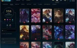 Conta League of Legends 336 Skins FULL CHAMP