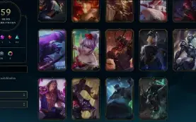 CONTA LOL - LVL 293 - 128 Champions - 59 Skins - FULL ACESSO