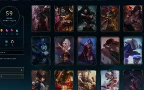 CONTA LOL - LVL 293 - 128 Champions - 59 Skins - FULL ACESSO