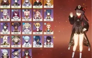 MUITO BARATO HU TAO KEQING E DILUC 3 Personagens 5 estrelas