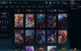 Conta Unraked (ex platina) - Todos os Champs - 196 skins