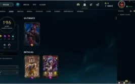 Conta Unraked (ex platina) - Todos os Champs - 196 skins