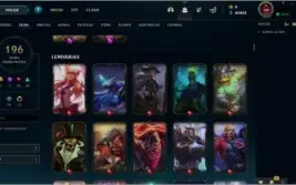 Conta Unraked (ex platina) - Todos os Champs - 196 skins
