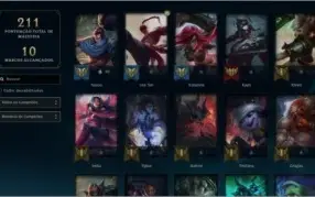 Conta de lol nivel 140, 26 skins, 76 campeoes