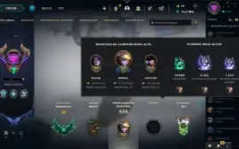 Conta lol 2012 Mestre 2022 muitas skins
