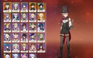 AR 49 Lyney+arma assinatura, Zhongli, Venti