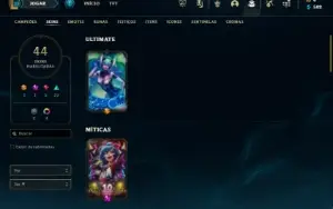 Platina 3 com 90 Champs e 44 Skins + 20 Espolios ( MAIN JG )