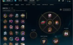 Conta com passe ativo no lol