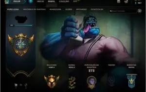 Conta com passe ativo no lol