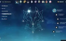 GENSHIN IMPACT - AR59, 23 Personagens T5⭐e 8 Armas T5⭐