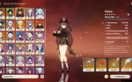 GENSHIN IMPACT - AR55, 14T5⭐Hutao + Bis, Venti, Lyney, Scara