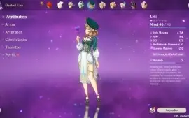 GENSHIN IMPACT - AR55, 14T5⭐Hutao + Bis, Venti, Lyney, Scara