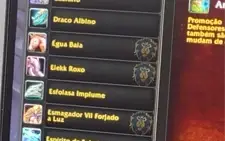 Conta wow com montaria invencivel