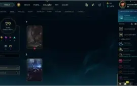 Vendo Conta LOL lvl 110 ex Platina