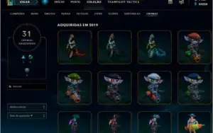 CONTA LOL - TODOS OS CAMPEÕES